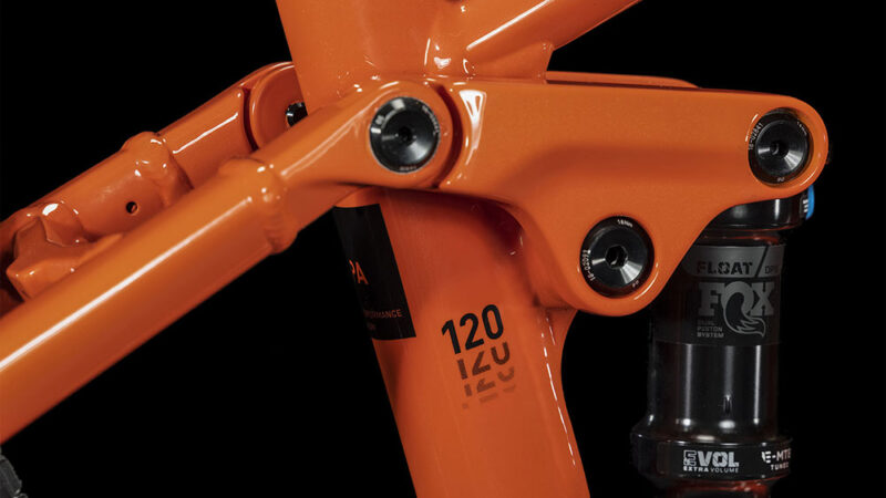 Cube Stereo Hybrid 120 Race 750 sparkorange´n´black – Bild 6