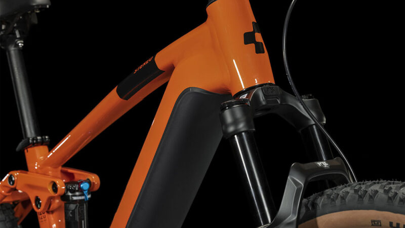 Cube Stereo Hybrid 120 Race 750 sparkorange´n´black – Bild 4