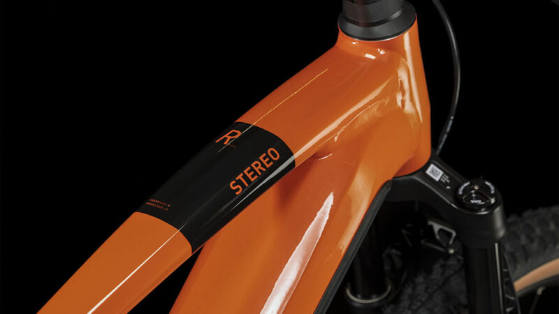 Cube Stereo Hybrid 120 Race 750 sparkorange´n´black – Bild 2
